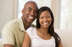 Smiling couple